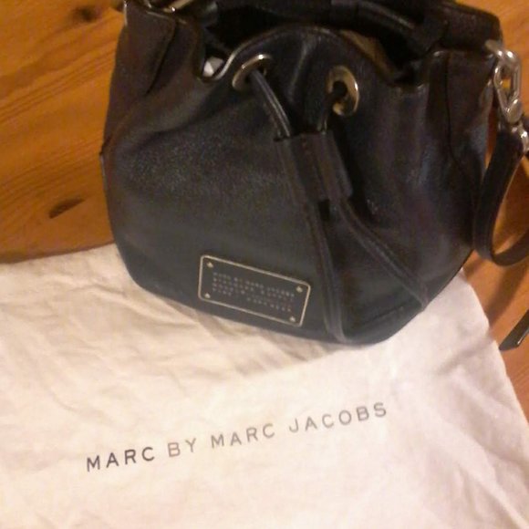 Marc by Marc Jacobs Blue Leather Bucket Bag - Picture 3 of 8